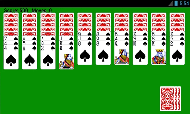 Easy scorpion solitaire